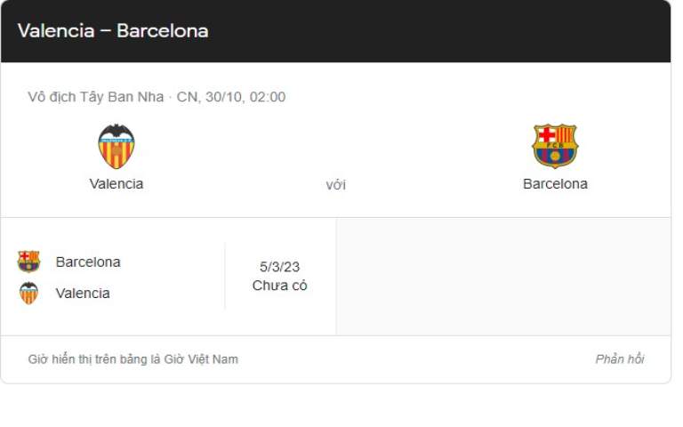 Soi kèo trận đấu Valencia với Barcelona ngày 30/10/2022